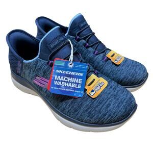 Skechers Slip Ins Summits Dazzling Haze Navy/Purple Women's Size 6 New in Box
